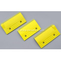 19 dentes Placa de pente amarelo para escadas rolantes de Hitachi